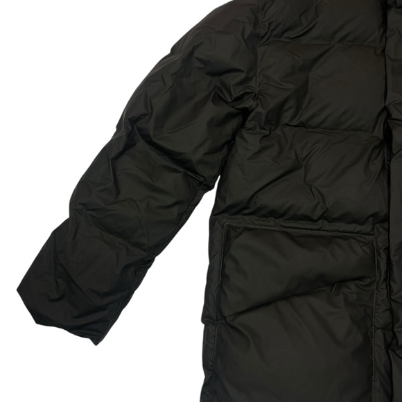Rains Black Puffer Jacket Insulated Waterproof Super Warm Coat Small NEW - Picture 12 of 16